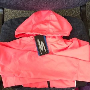 NEW AUTHENTIC SKECHERS Knit Full-Zip Jacket